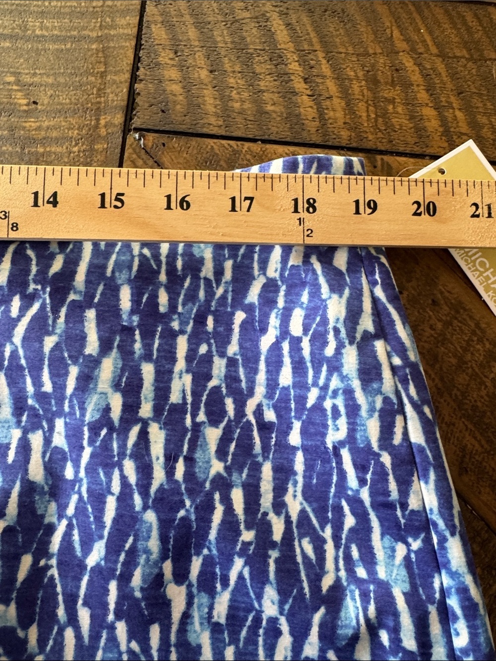 NWT  Michael Kors  Blue Tie-Dye Pattern  Skort  Size 16
